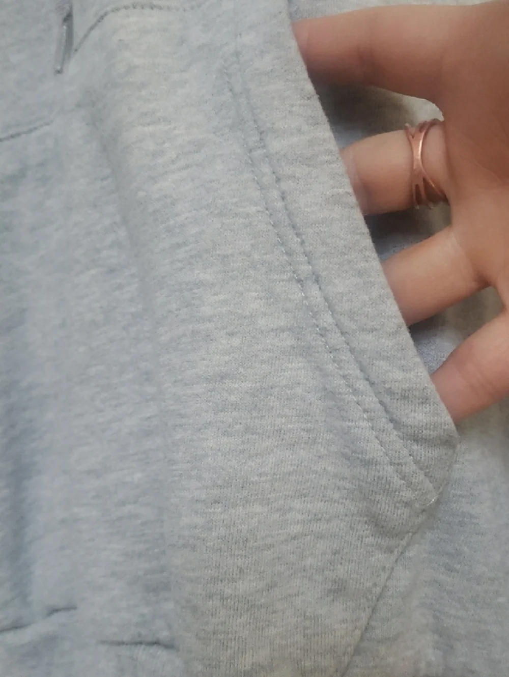 adidas Light Gray Pullover Hoodie with Black Logo